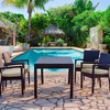 Aoodor Outdoor Chair Cushion Soft and Fade-resistant Polyester, Two Sets of  Ties for High Adaptability, Set of 4 - 2 of 4