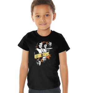 Toddler Boys' Star Trek Graphic Good Vs Evil T-Shirt Black - 1 of 4
