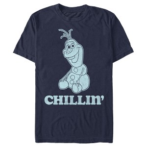 Men's Frozen Olaf Chillin' Portrait T-Shirt - 1 of 4
