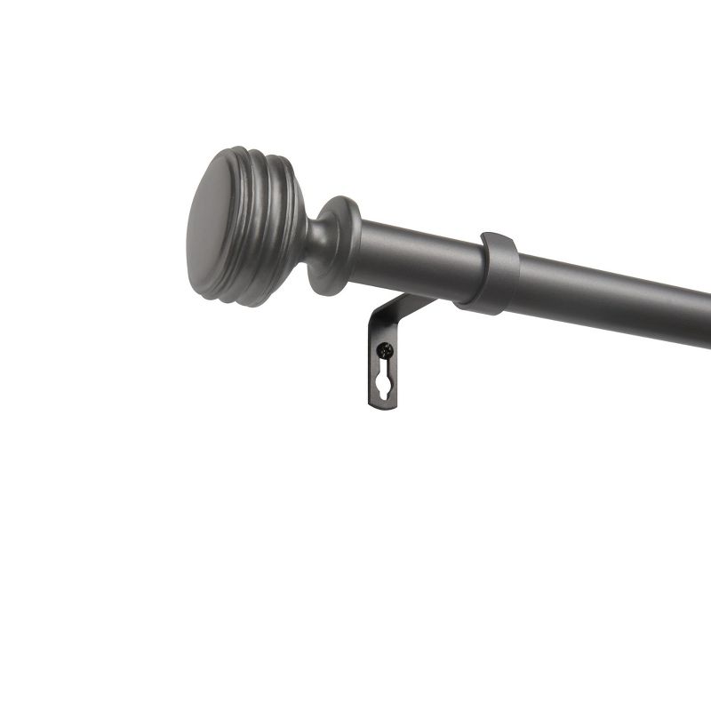 Exclusive Home Duke 1" Curtain Rod and Coordinating Finial Set, 3 of 4