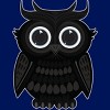 Junior's Design By Humans Black Owl By Adamzworld T-Shirt - 2 of 3