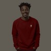 Dalix Lightning (Glow in the Dark) Embroidered Crewneck Fleece Sweatshirt Pullover Mens - 2 of 4