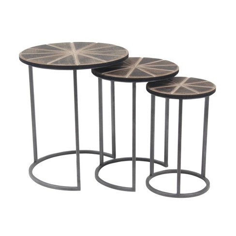 Set Of 3 Farmhouse Nesting Tables - Olivia & May : Target