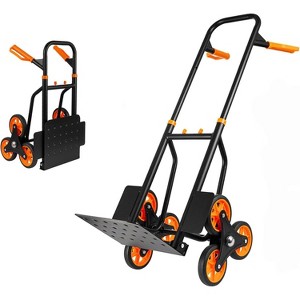 3-in-1 Stair Climber Dolly with 6 Wheels, Telescoping Handle, 440LB, Hand Truck for Smooth Stair Descent, Moving, Groceries, Logistics - 1 of 4