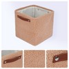 REGALWOVEN Cotton Collapsible Sturdy Rope Handle Open Storage Bins 11x11x11in 3 Pcs - 2 of 4