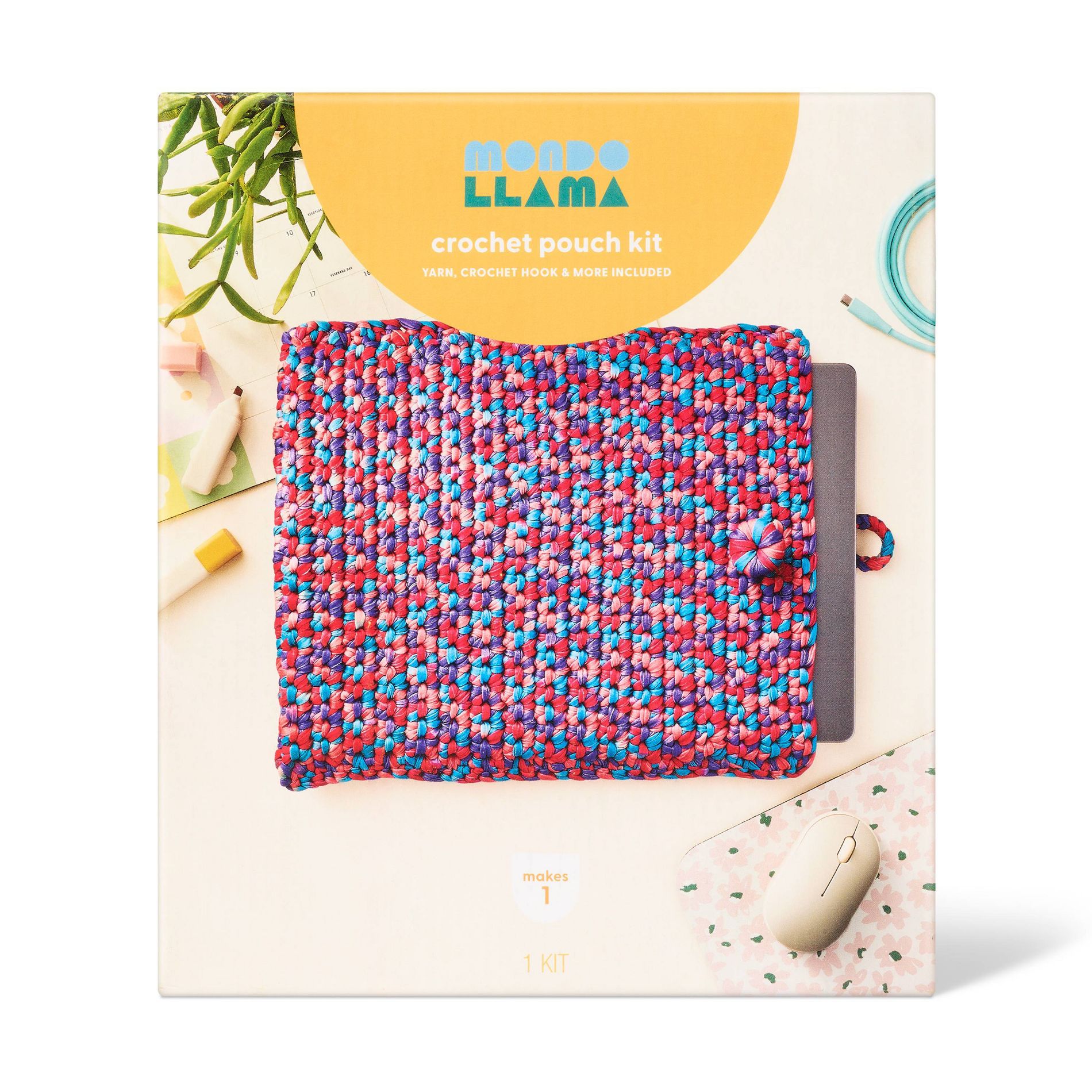 Crochet Tech Sleeve Craft Kit Gift - Mondo Llama™