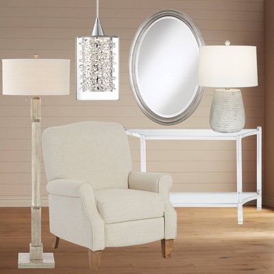 Enya Chrome and Glass 18" Mini Pendant with Dimmable LED