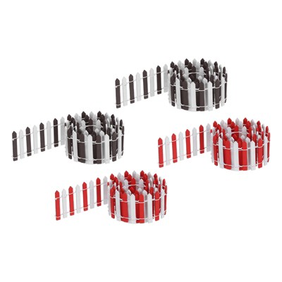 red/white, brown/white