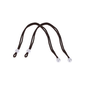 Unique Bargains Faux Pearl Curtain Tie Polyester 2 Pcs - 1 of 4