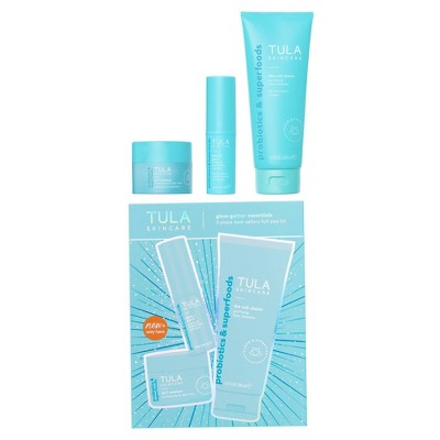 TULA SKINCARE Glow Getter Essentials Best Sellers Full-Size Kit - 3pc - Ulta Beauty