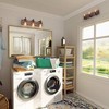 LNC Sabrina Antique Brown Wood Farmhouse Vanity  Lights, 2 Light/3 Light - 4 of 4