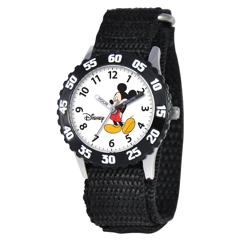 Photos - Wrist Watch Disney Boys'  Mickey Watch - Black nickel 