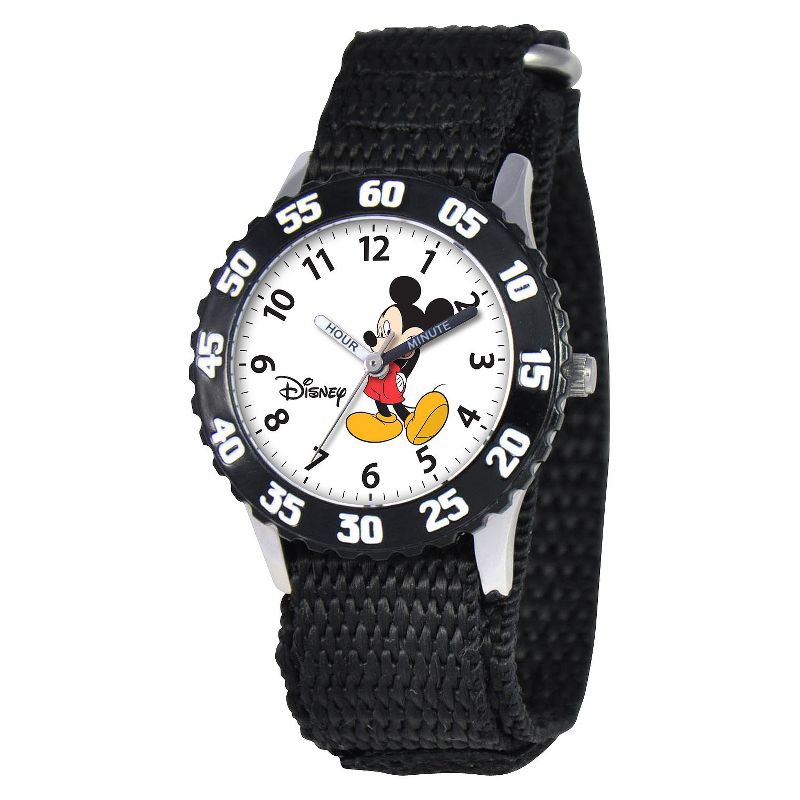 Boys' Disney Mickey Watch - Black, 1 of 8