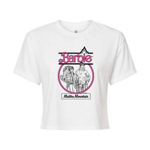Women's - Barbie - Malibu Mountain Cropped Graphic T-Shirt - 1 of 4