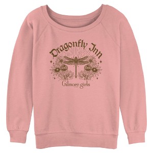 Juniors Gilmore Girls Dragonfly Inn Classic Logo Sweatshirt - 1 of 3