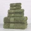 Organic Cotton Medium Weight Solid Towel Set by Blue Nile Mills - 2 of 4