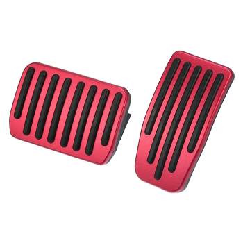Unique Bargains No Drilling Brake and Gas Accelerator Pedal Covers Foot Pedal Pads for Tesla Model 3 Model Y 2017-2021