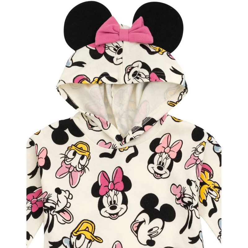 Disney Mickey Mouse Donald Duck Goofy Minnie Mouse Pluto Daisy Duck Fleece Dress Infant to Big Kid, 5 of 7