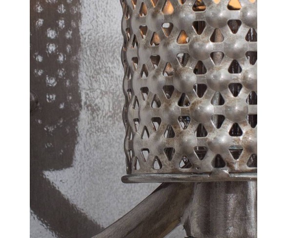 Casablanca 1 Light Bath Fixture - Steel