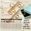 Fidget Rings for Anxiety 6pcs Stainless Steel Spinner Ring Anti Ring Spinning Moon Star Cool Stress Relieveing CZ Rings for Women Men Band Rings Set - 4 of 4