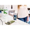 Elanze Designs 20 oz Stainless Steel On the Go Insulated Travel Tumbler With Push Top Lid, Floral Mother of the Bride Blue - 4 of 4