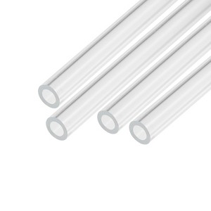 Unique Bargains Lamp Lantern Water Cooling System Acrylic Round Pipes Clear 4 Pcs 6" - 1 of 4