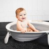 Boon Naked 2-Position Collapsible Baby Bathtub for Infants and Toddlers - Gray - image 2 of 4