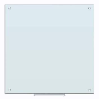 U Brands 35 Square Cork Bulletin Board Silver Aluminum Frame : Target