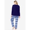 Dreams & Co. Long Sleeve Knit PJ Set - 3 of 4