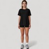 Anna-Kaci Active Women's Relaxed Fit Crew Neck T-Shirt with Short Sleeves and Soft Stretch Fabric for Everyday Comfort - 2 of 4