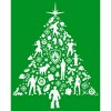 Boy's Guardians of the Galaxy Holiday Special Silhouettes Christmas Tree T-Shirt - image 2 of 4