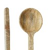Set of 2 Serving Utensils Natural Mango Wood & Jute by Foreside Home & Garden - 3 of 4
