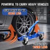 Heavy-Duty Car Dolly Set - 6000 LBS Capacity Wheel Dollies with Tire Jack (Choose 1/2/3/4-Piece Configurations) - 3 of 4