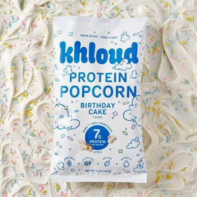 Khloud Birthday Cake Protein Popcorn - 5oz