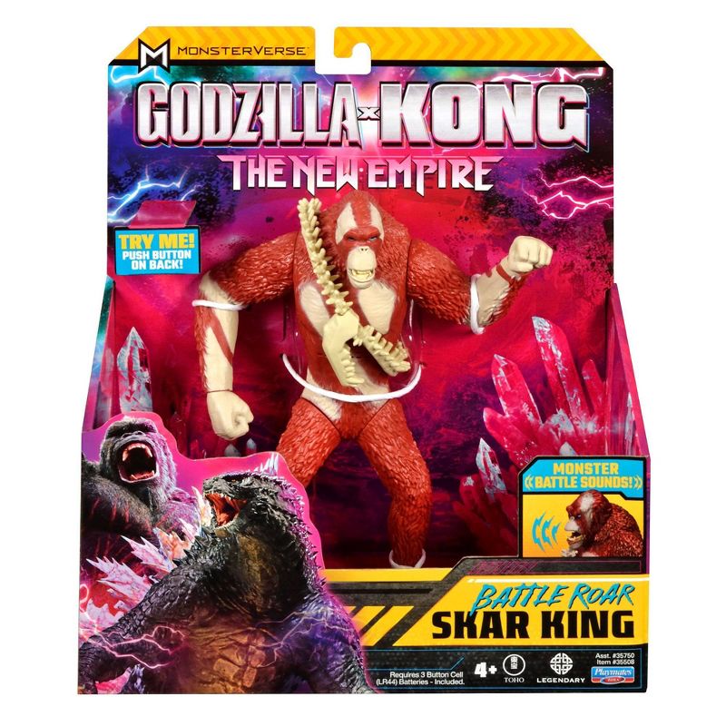 Godzilla x Kong: The New Empire Skar King Battle Roar Figure, 3 of 9