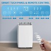 14000 BTU Portable Air Conditioner, 3-In-1 Cooling, Dehumidifier, Fan for Rooms Up to 750 Sq.Ft, Remote Control, Self-Evaporative System, Window Kit - 4 of 4