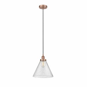Cone - 1 Light Mini Pendant In Industrial Style-14.75 Inches Tall and 12 Inches Wide - 1 of 1