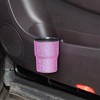 Unique Bargains Car Trash Can Rhinestones Hanging Air Vent Plastic Trash Bin 1 Pcs - 2 of 4