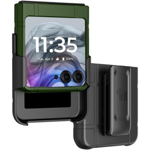 Nakedcellphone Combo for Motorola RAZR (2024/2025) - Slim Case and Belt Clip Holster - 1 of 4
