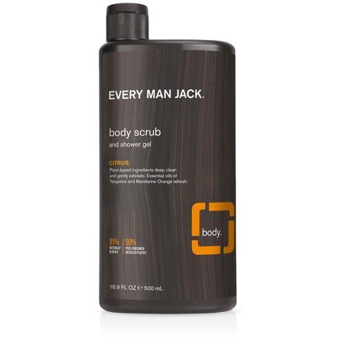 Every Man Jack Men's Exfoliating Citrus Body Wash Scrub for All Skin Types - 16.9 fl oz - image 1 of 4