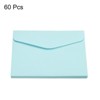 Unique Bargains Greeting Notes Party Paper Blank Business Card Holder Mini Envelopes - 3 of 4