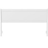 AFI Furnishings Casanova King Solid Wood Panel Headboard in White - 3 of 4