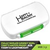 MEDca Pill Box: Water-Proof Medicine Holder Case a BPA Free Daily Tablet Storage Dispenser for All Your Medications, Supplements, Vitamins, and Meds - 4 of 4