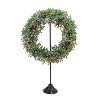 Northlight 30" Black Metal Christmas Wreath Hanger Stand - 4 of 4