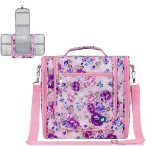 Paaaawaters Bag Travel Bag for Women Men, Hanging Cosmetic Organizer, Water Resistant Makeup Bag for Accessories Toiletries - 1 of 4