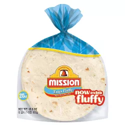 Mission Extra Fluffy Fajita Flour Tortillas - 22.5oz