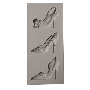 O'Creme Lady Shoes Silicone Fondant Mold - 2" x 5" - Beige - 1 of 1