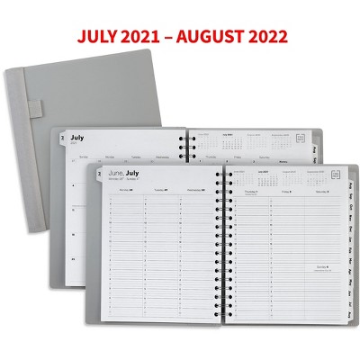 TRU RED 2021-2022 Academic 7" x 9" Weekly & Monthly Planner Gray (TR25498-21)
