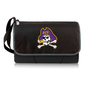 NCAA East Carolina Pirates Blanket Tote Outdoor Picnic Blanket - Black - 1 of 4