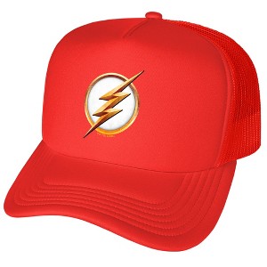 The Flash Season 4 Logo Foam Trucker Cap Red - 1 of 4